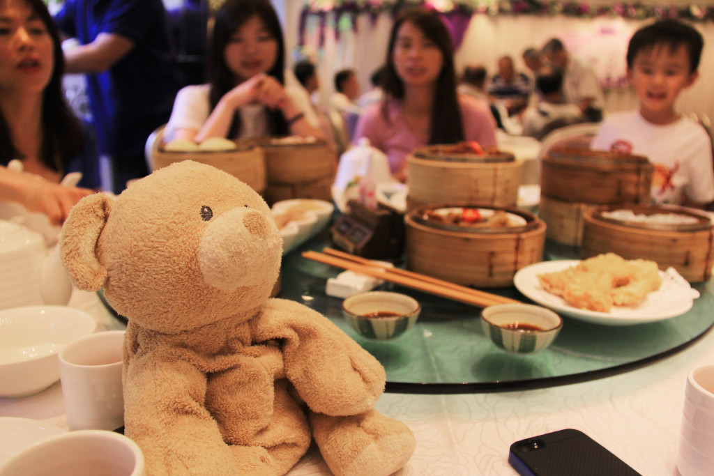 Stacks of good dim sum.