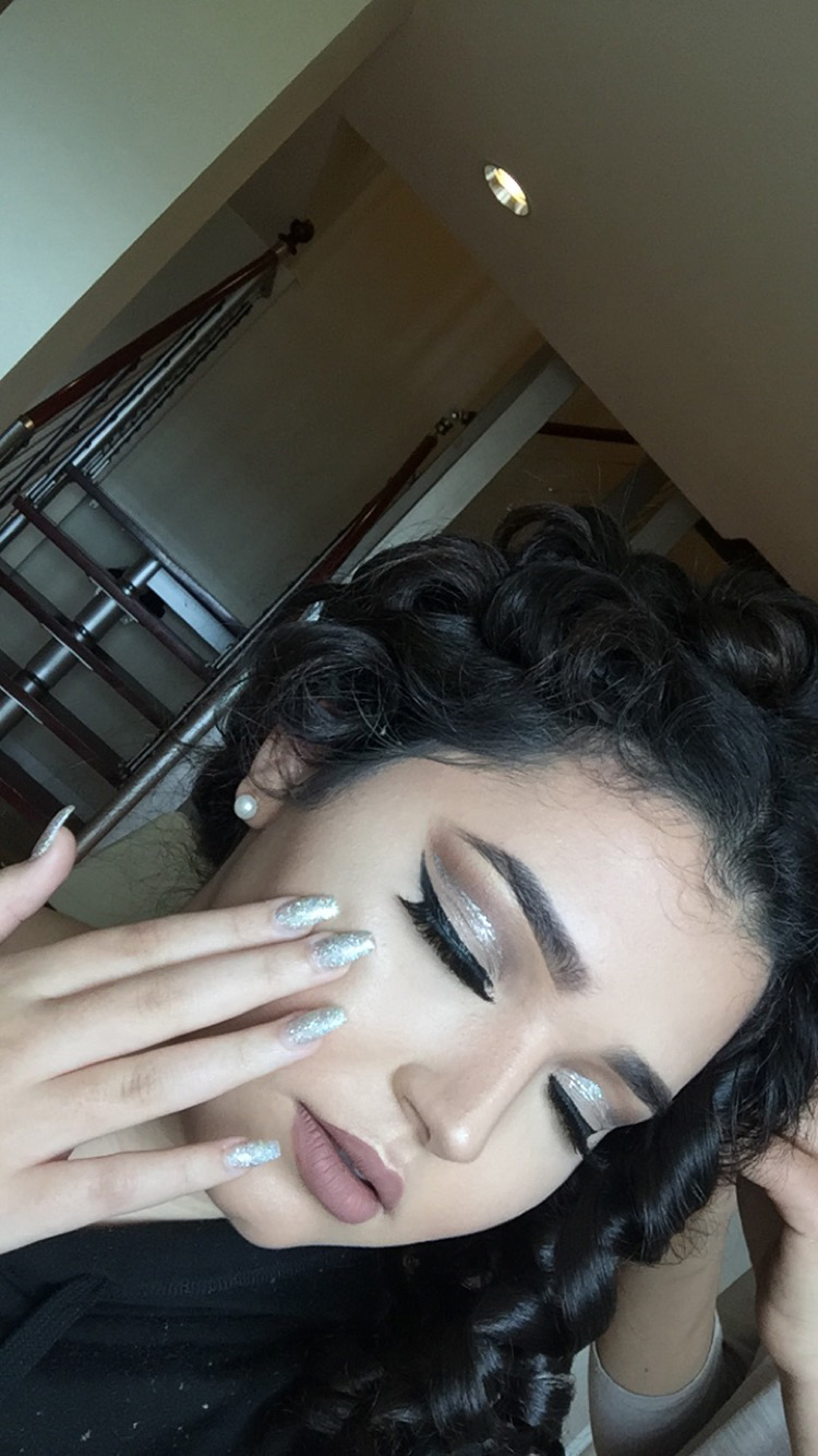 My prom makeup.