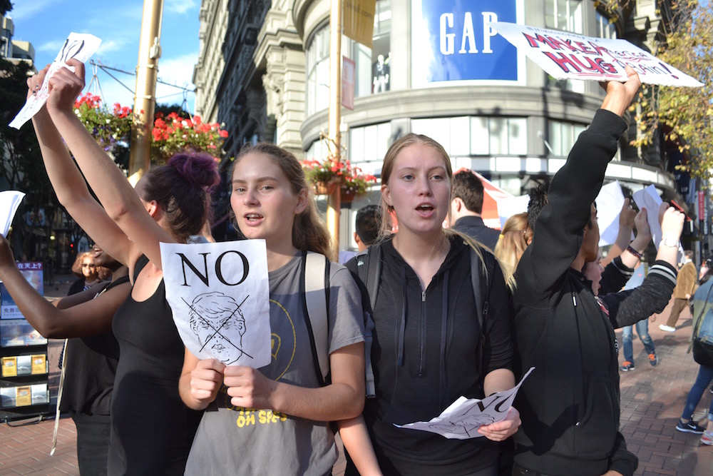 Photo of San Francisco Student Protest by Dylan Lalanne Perkins