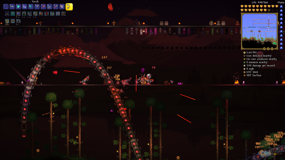 I need a boss arena for hardmode terraria PC